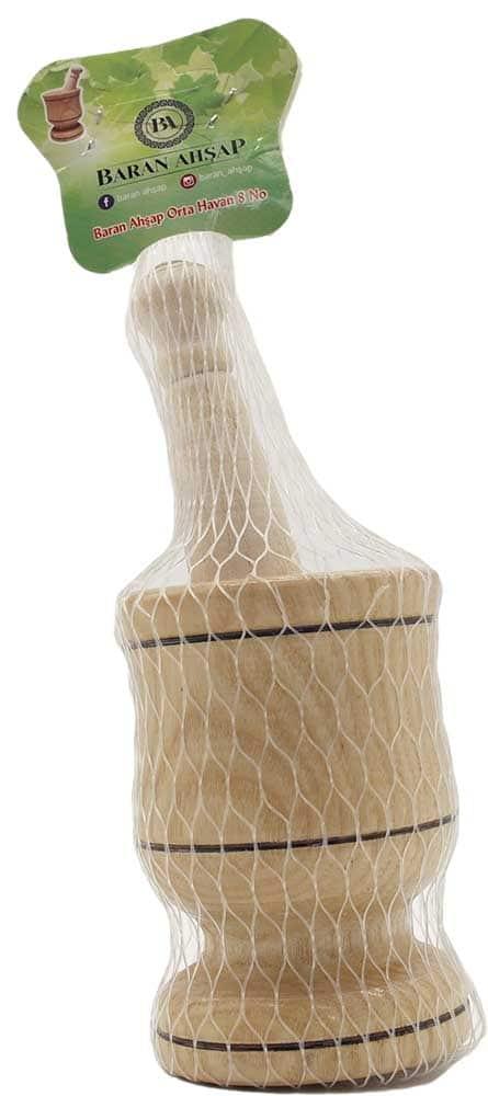 Baran Ahsap Tyrkisk Morter 11 Cm