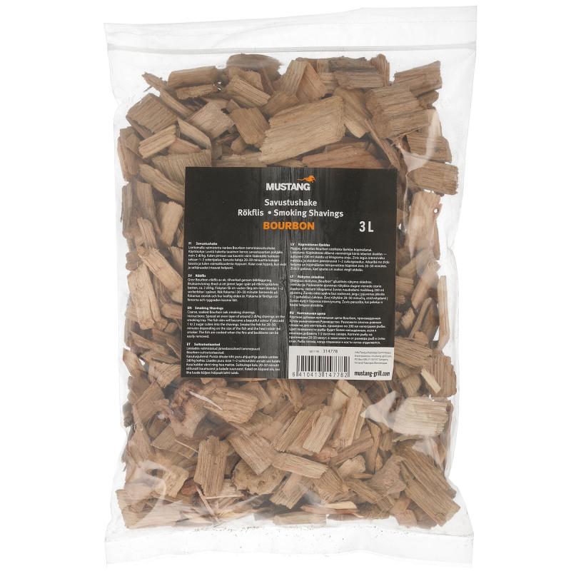 Rygeflis, Bourbon Eg, 3 Liter fra Mustang