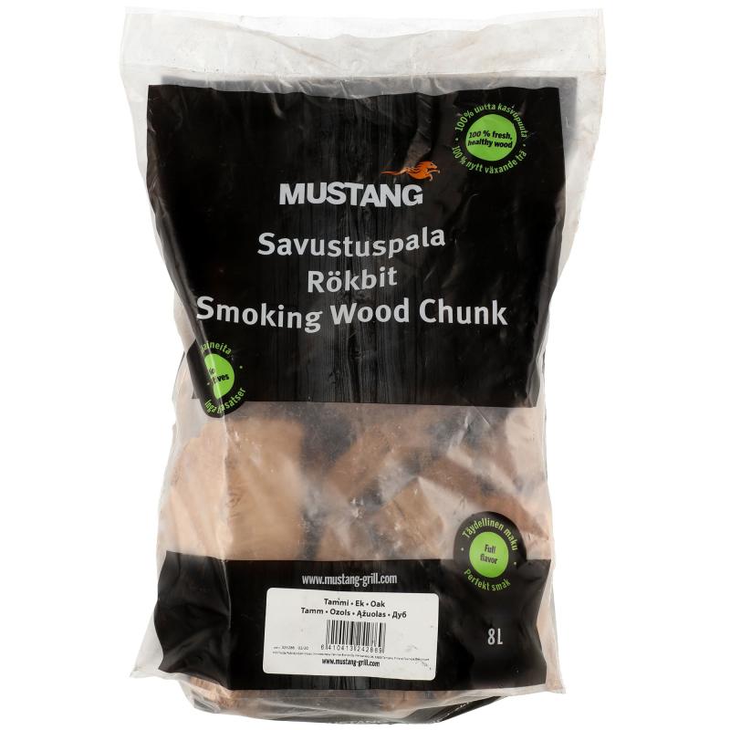 Rygeflis, Eg, 8 Liter fra Mustang