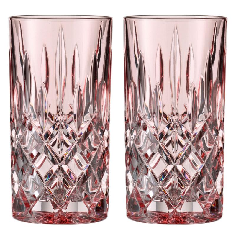 Noblesse Longdrinkglas, Rosé, 2 Stk. fra Nachtmann