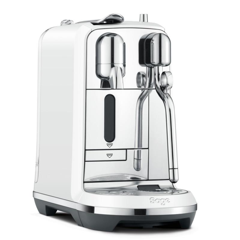 By Sage Sne 800 Kapselmaskine, Sea Salt White fra Nespresso