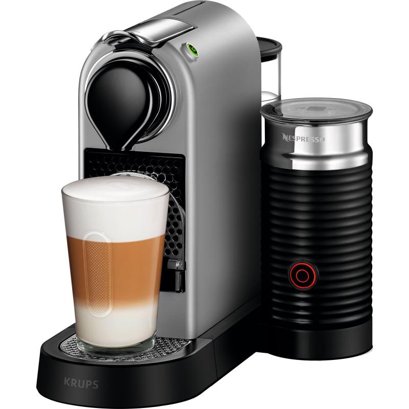 Citiz & Milk Kaffemaskine, 1 Liter, Silver fra Nespresso