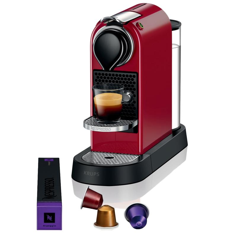 Citiz Kaffemaskine 1 Liter, Rød fra Nespresso