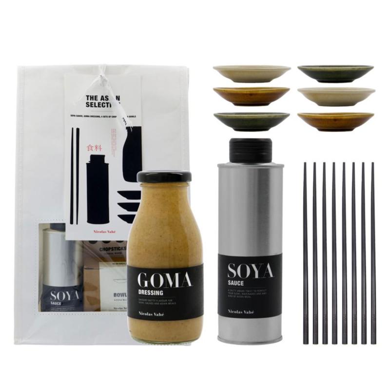 The Asian Selection Goma Dressing + Sojasauce, 2 X 25 Cl fra Nicolas Vahé