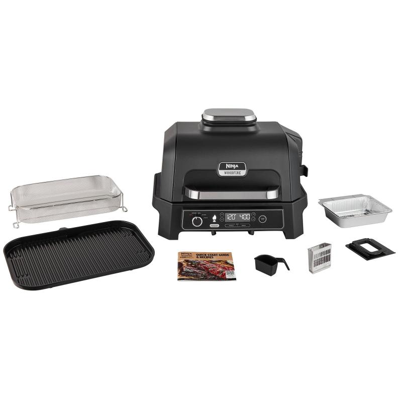Og850eu Woodfire Elgrill fra Ninja