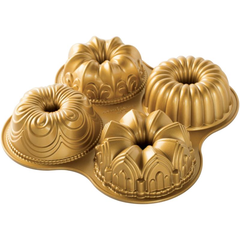 Bundt Bageform M. Plads Til 4 Kager fra Nordic Ware