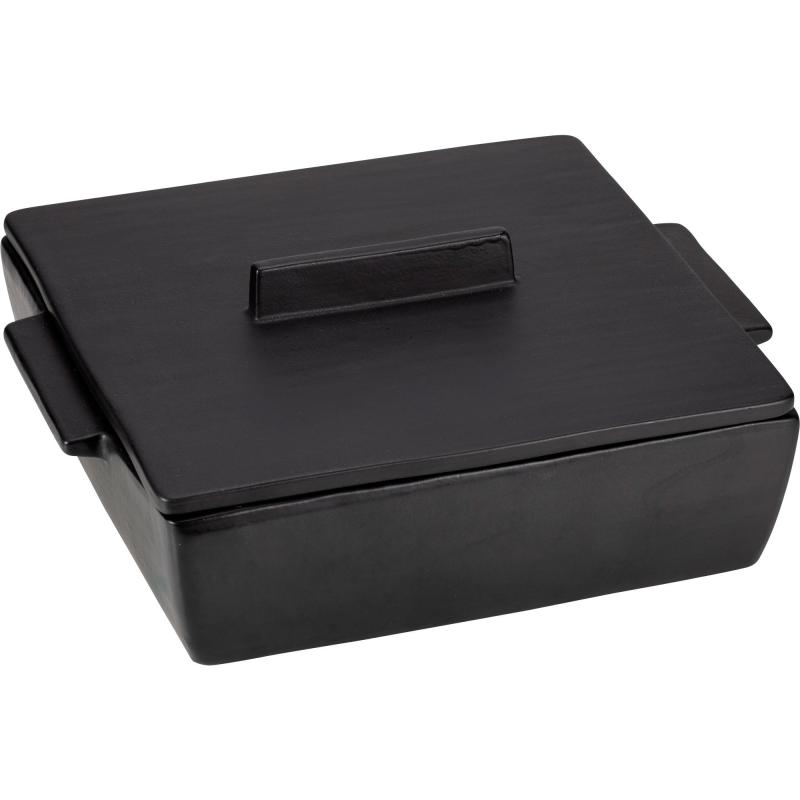 Medium Ovnfast Form Med Låg 27 X 24 X 10 Cm, Matsort fra Dutchdeluxes
