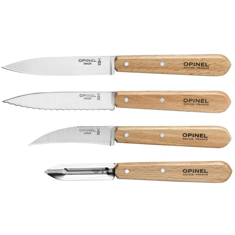 Essentials Urteknivssæt 4 Dele Bøg fra Opinel