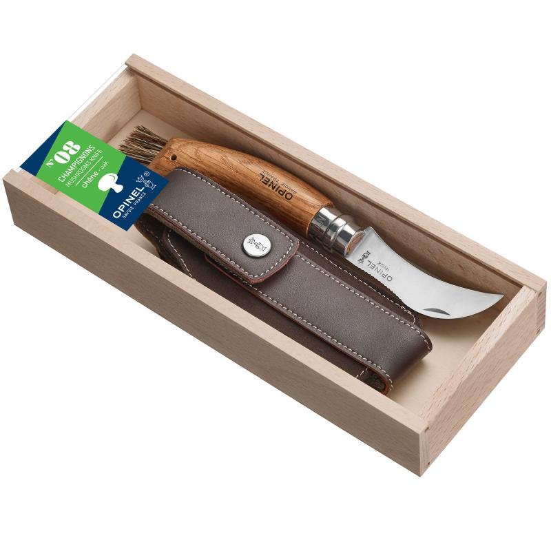 No. 8 Svampekniv Og Hylster fra Opinel