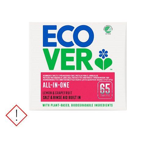 Opvasketabs All In One, Ecover 65 Stk