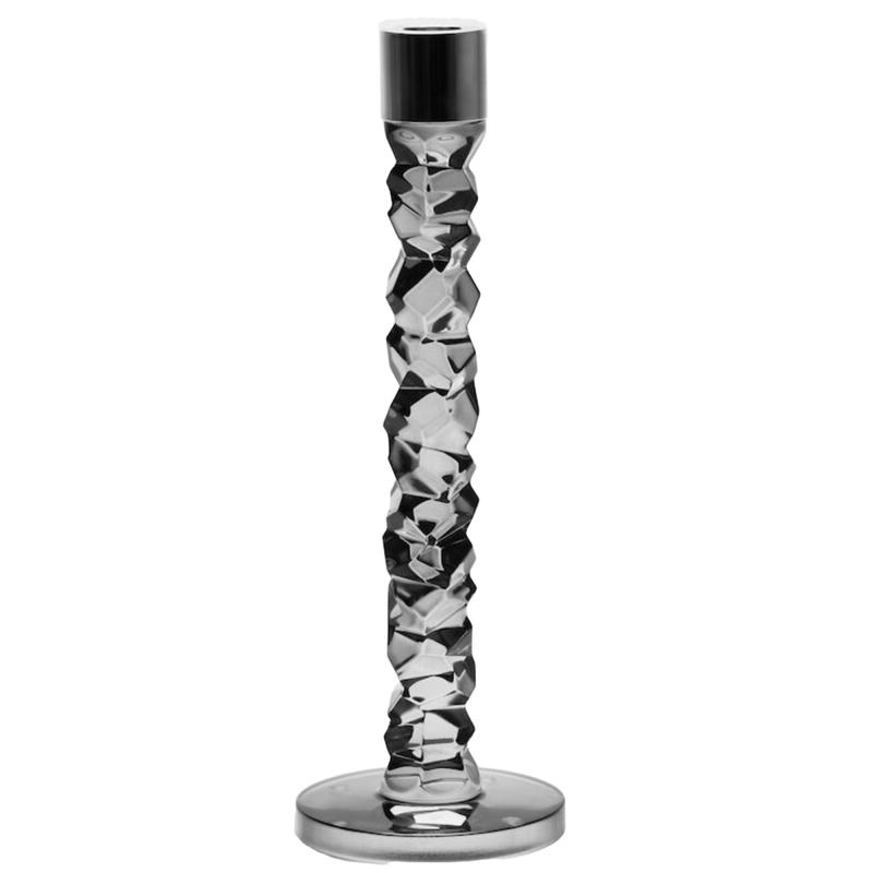 Carat Lysestage 30 Cm, Antracit fra Orrefors