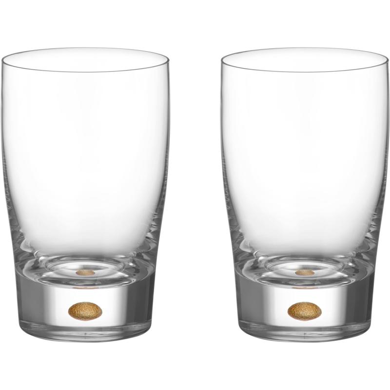 Intermezzo Tumbler Glas 25 Cl 2 Pak, Guld fra Orrefors