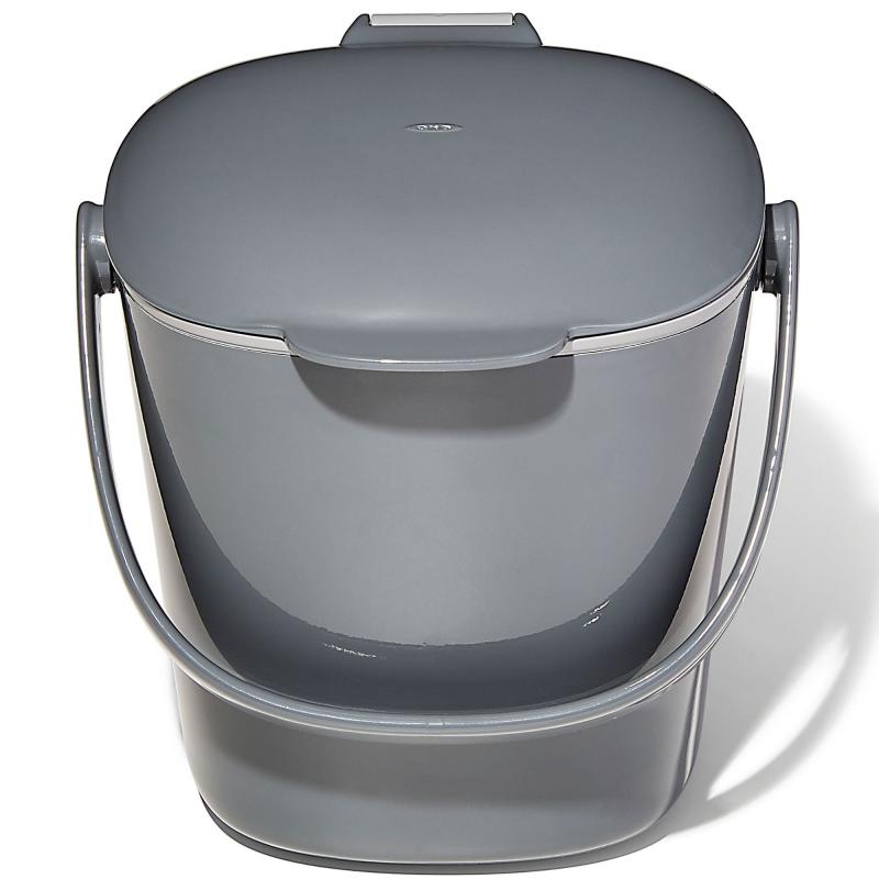 Kompostbeholder 2,8 Liter, Charcoal fra Oxo
