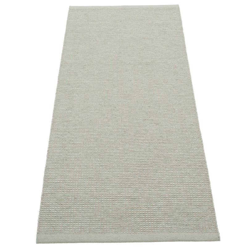 Emm Gulvtæppe 180x70 Cm, Sage Linen fra Pappelina