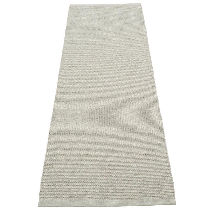 Emm Gulvtæppe 240x70 Cm, Sage Linen fra Pappelina