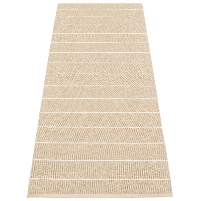 Gulvtæppe Carl, 70 X 270 Cm., Linen Beige fra Pappelina