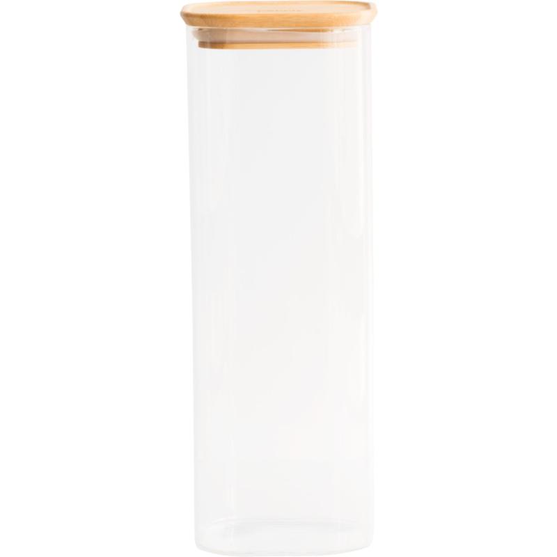 Glasboks Med Bambuslåg 2.200 Ml fra Pebbly