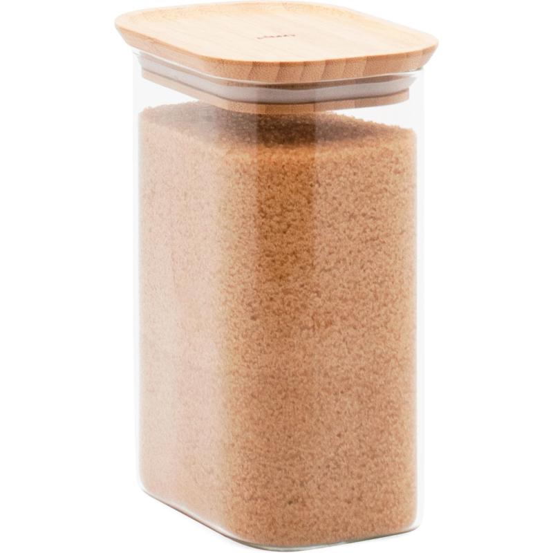 Opbevaringsglas Med Bambuslåg 120 Cl fra Pebbly