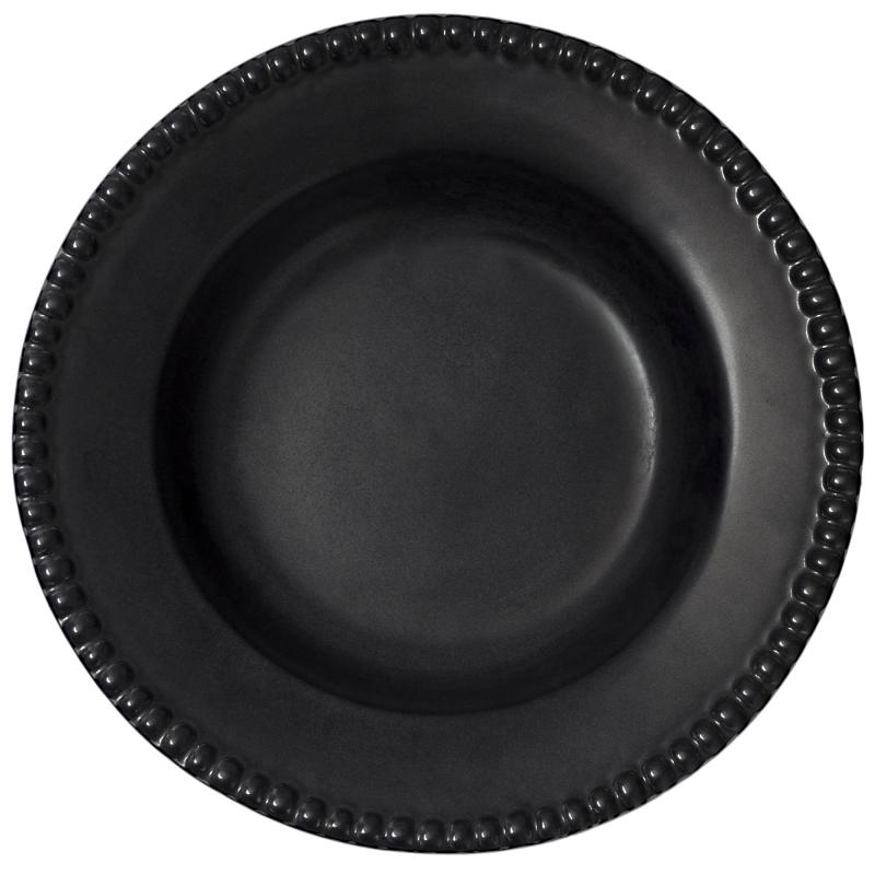 Daria Dyb Tallerken 26 Cm. 2 Stk., Ink Black fra Potteryjo