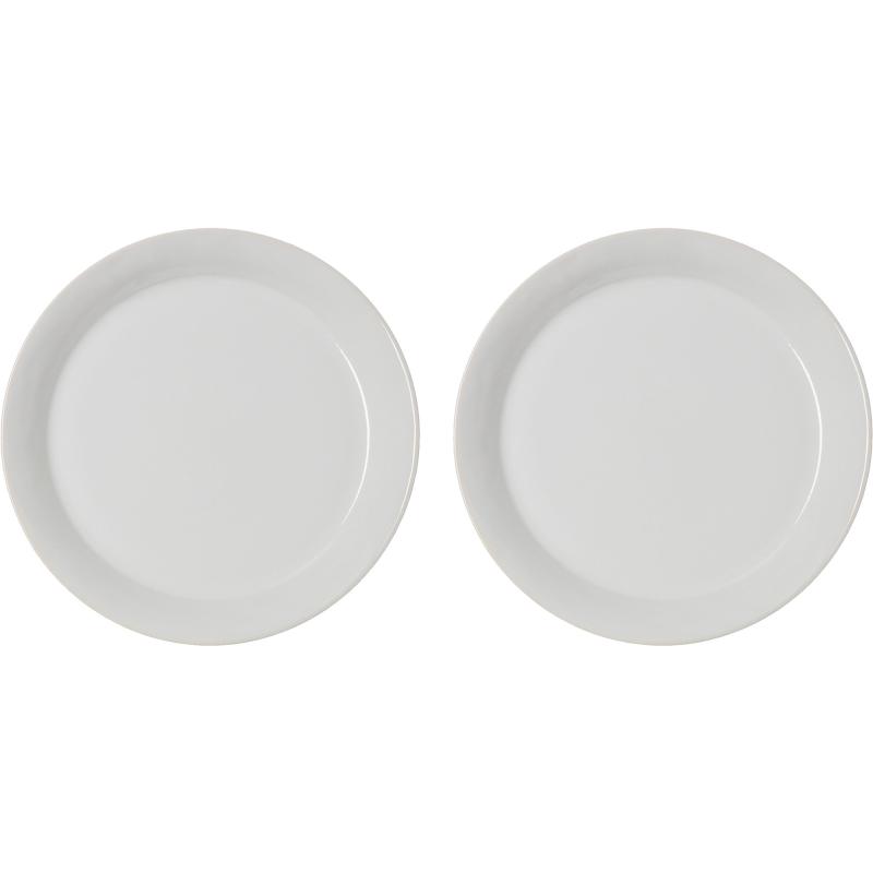 Daga Middagstallerken, ø25, White, 2 Stk. fra Potteryjo
