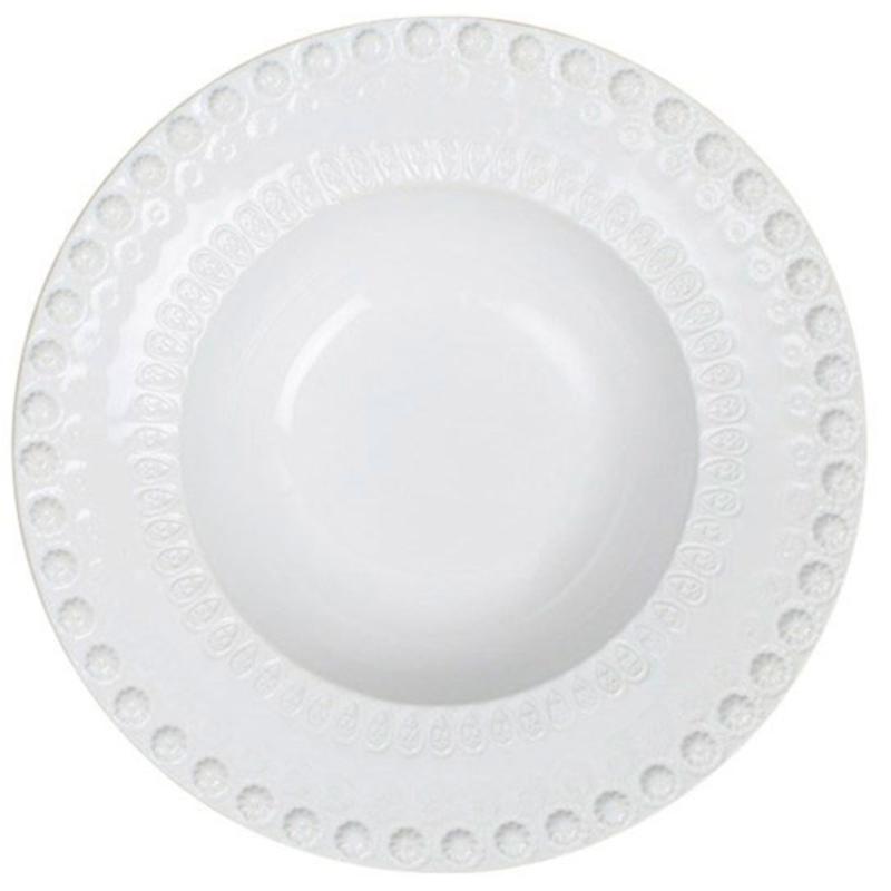 Daisy Dyb Tallerken 2 Stk., White fra Potteryjo
