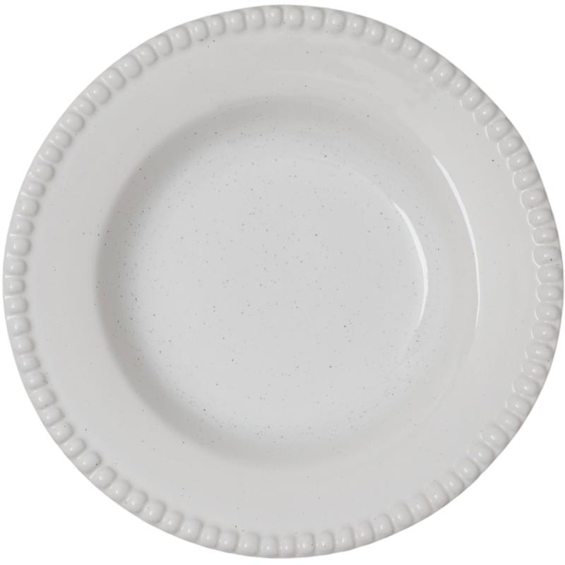 Daria Dyb Tallerken 26 Cm. 2 Stk., Cotton White fra Potteryjo