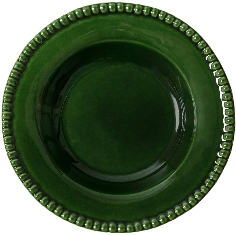 Daria Dyb Tallerken, 26 Cm, Moss fra Potteryjo