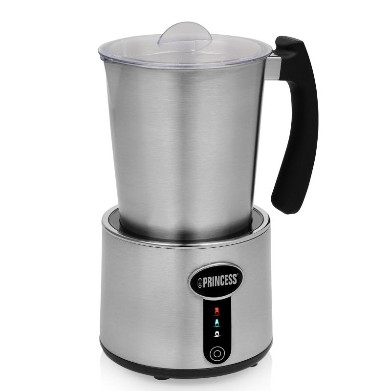Induction Mælkeskummer 650 Watt, Sølv fra Princess