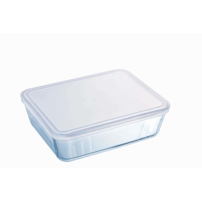 Glasskål Med Låg 2,6 L fra Pyrex