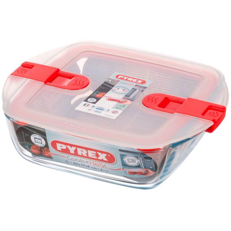 Ovnform Cook And Heat Med Låg, 1 Liter fra Pyrex