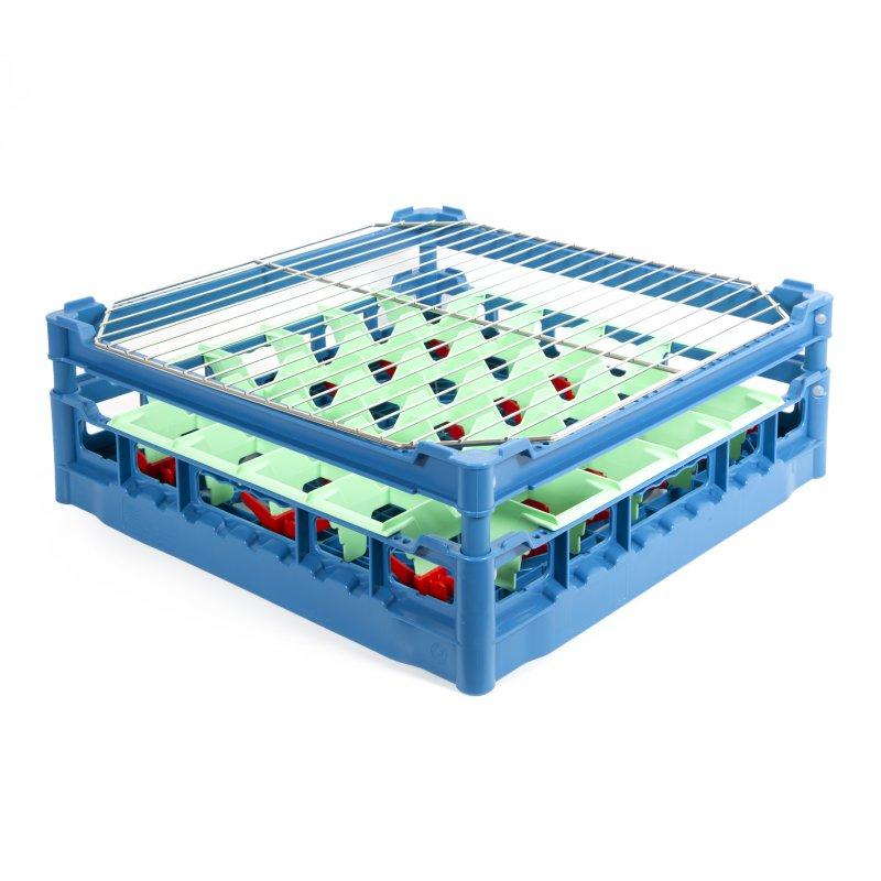 Opvaskebakke Til Plasticglas   50 X 50   36 Glas   ø70 X 120 Mm   2 Stk fra Sammic