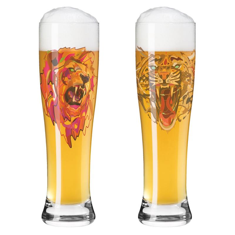 Brauchzeit No. 21 & 22 ølglas Hvede, 2 Stk. fra Ritzenhoff