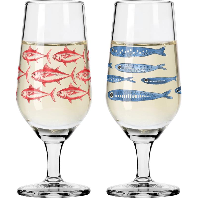 Brauchzeit Snapseglas 2 Pak, No:3&4 fra Ritzenhoff