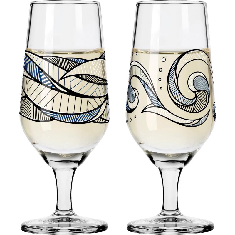 Brauchzeit Snapseglas 2 Pak, No:5&6 fra Ritzenhoff