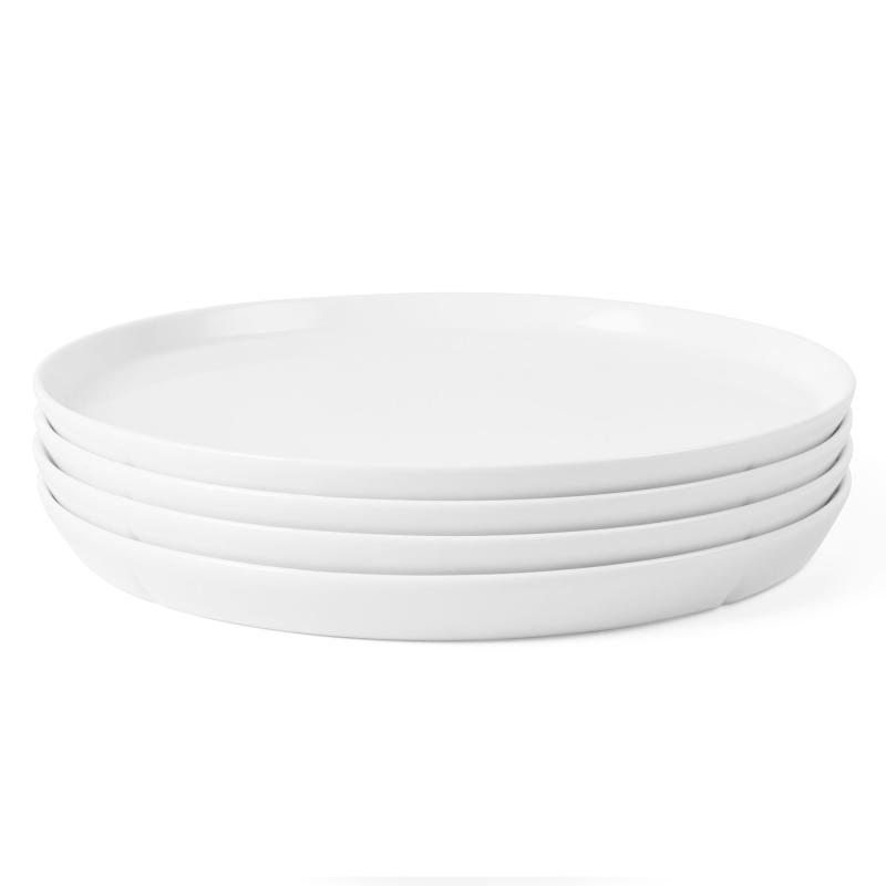 Grand Cru Essentials Tallerken 20,5 Cm, Hvid, 4 Stk. fra Rosendahl