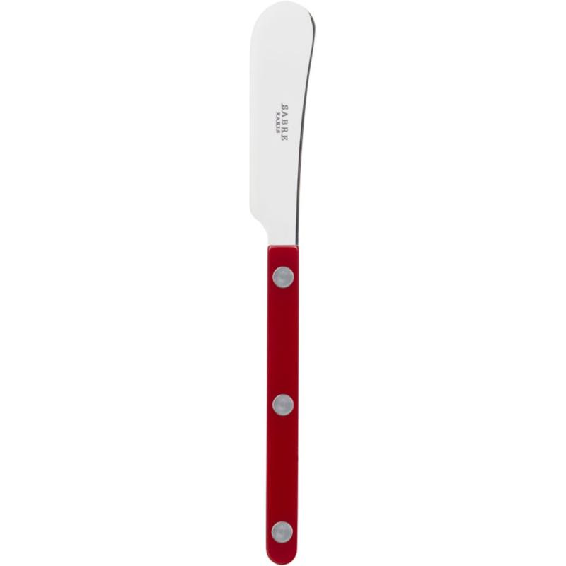 Bistrot Solid Smørkniv 14 Cm, Burgundy fra Sabre Paris