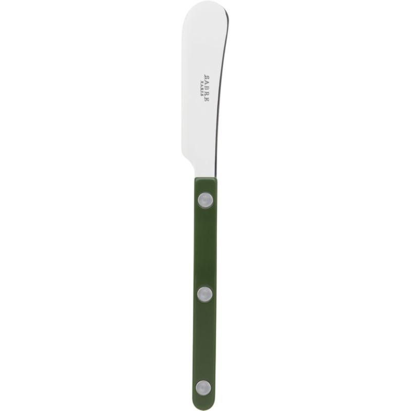 Bistrot Solid Smørkniv 14 Cm, Grøn fra Sabre Paris