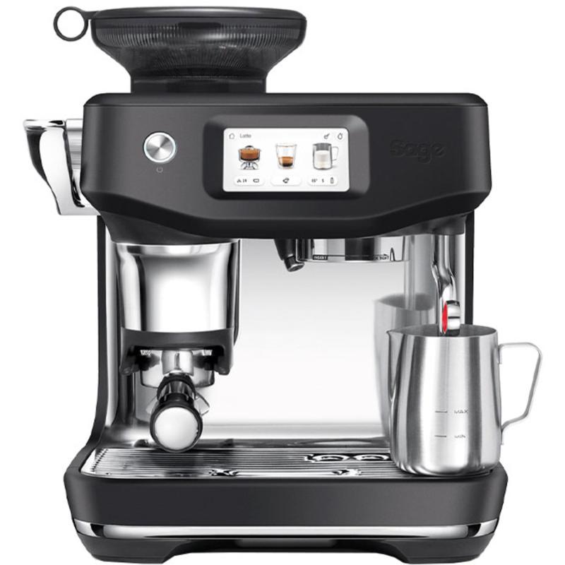 Barista Touchâ¢ Impress Ses881 Espressomaskine, Black Truffle fra Sage