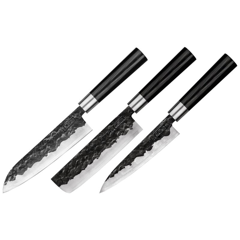 Blacksmith Knivsæt, 3 Knive fra Samura