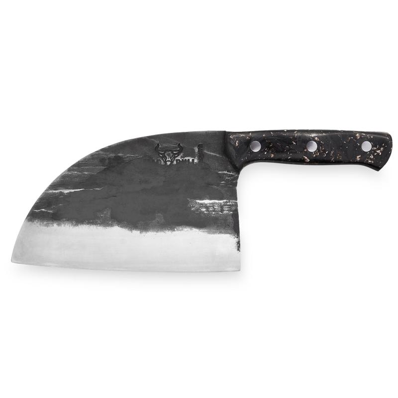 Mad Bull Serbisk Kokkekniv, 18 Cm, Marmor fra Samura