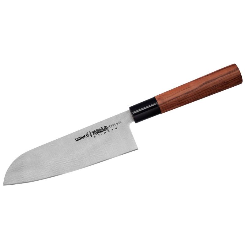 Okinawa Santokukniv, 17,5 Cm fra Samura
