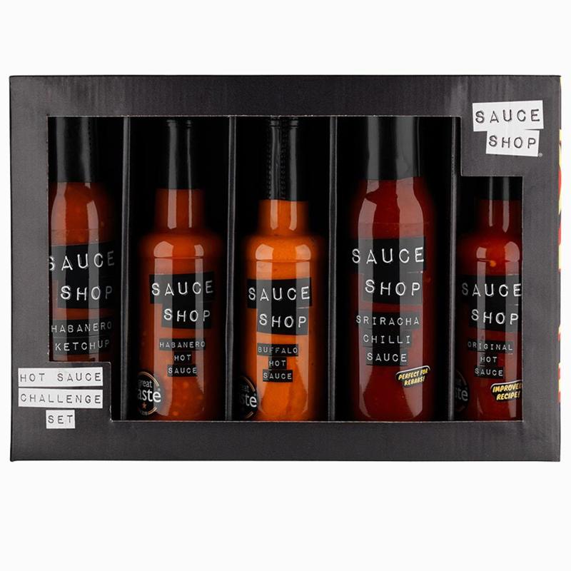 Hot Sauce Challenge Gavesæt fra Sauce Shop