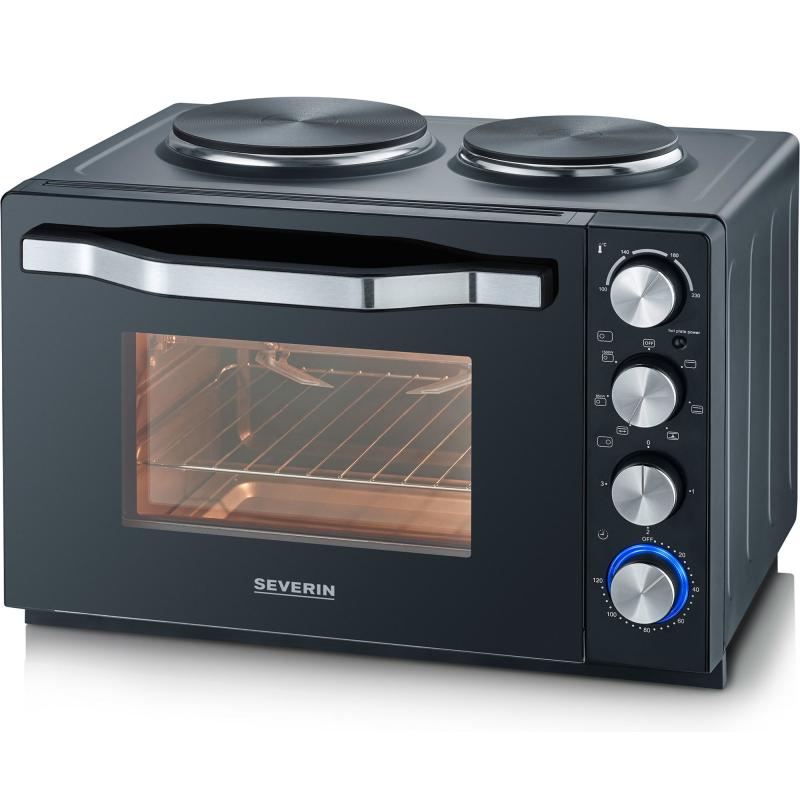 Miniovn Med Kogeplader, 30 Liter, 2500 W fra Severin