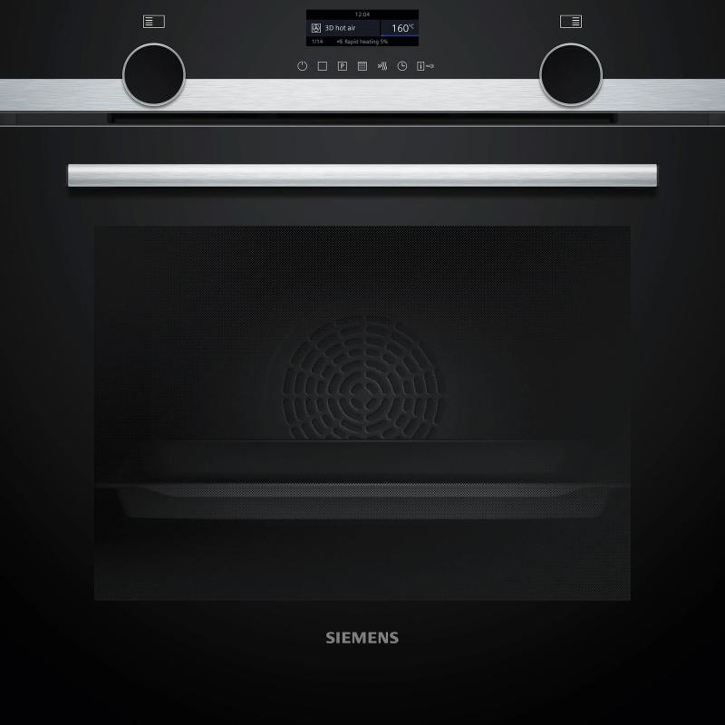 Hb579gbr3 Iq500 Indbygningsovn, Rustfrit Stål fra Siemens