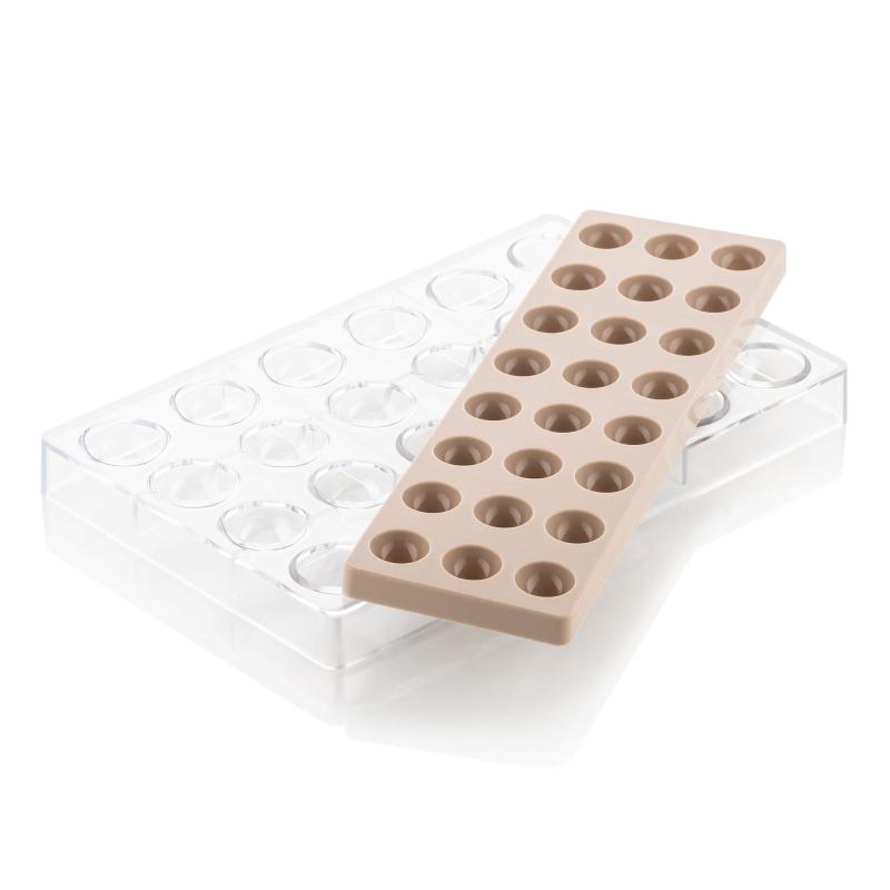 Semisfera 01 Chokoladesæt, Silikone Tritan fra Silikomart