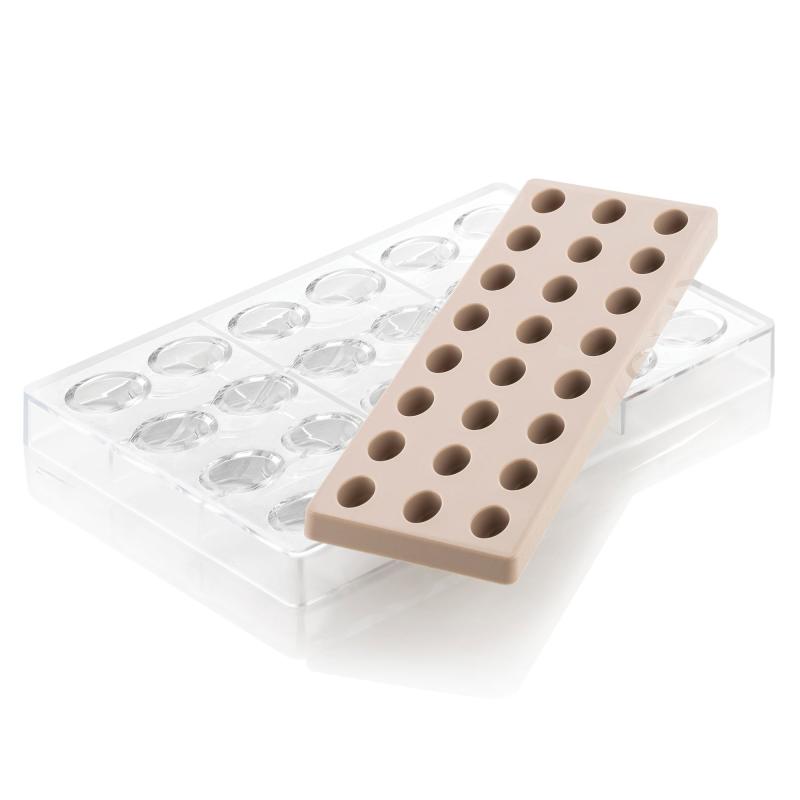 Kit Ovale 01 Chokoladesæt, Silikone Tritan fra Silikomart