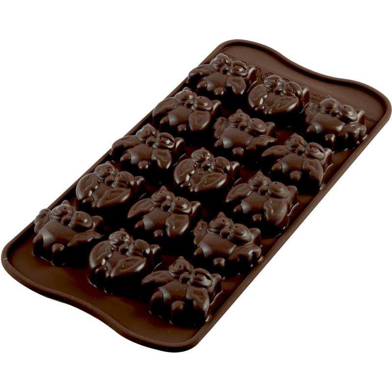 Easy Choc Pralinerform, Choco Gufi fra Silikomart