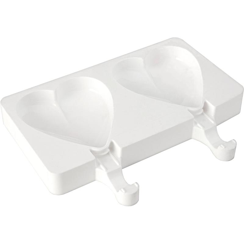 Easy Cream 2stk Isforme Heart fra Silikomart