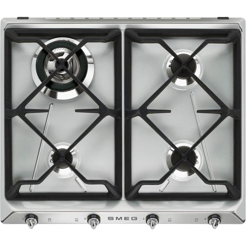 59,5 Cm Victoria Design Gaskogeplade, Rustfrit Stål fra Smeg