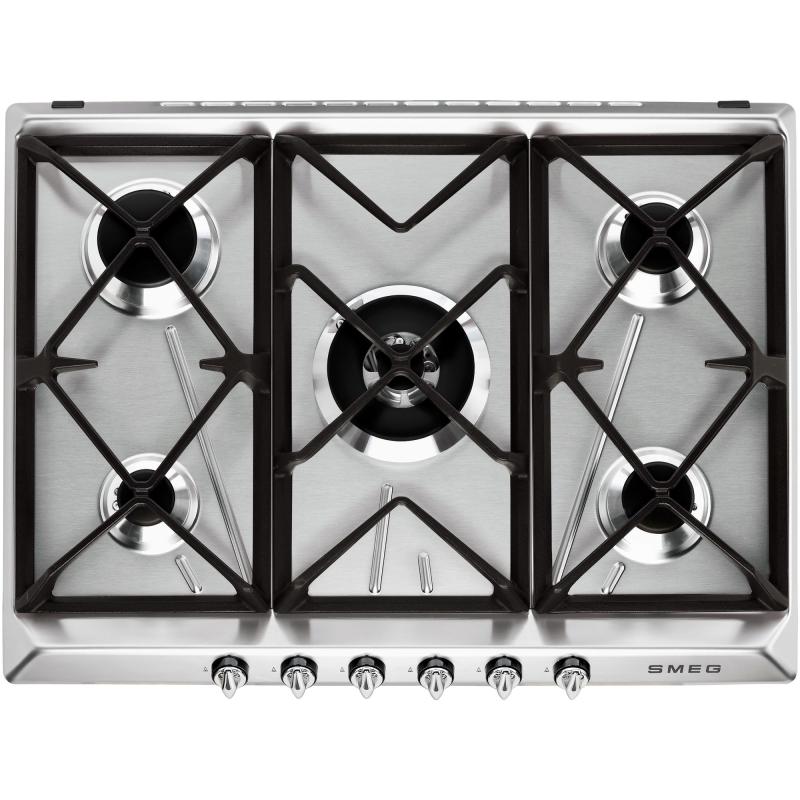 68,5 Cm Gaskogeplade Rustfrit Stål Victoria Design fra Smeg